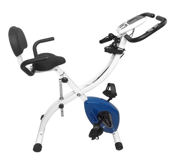 Dolphy Folding Stationary Exercise Bike with 8 levels Magnetic