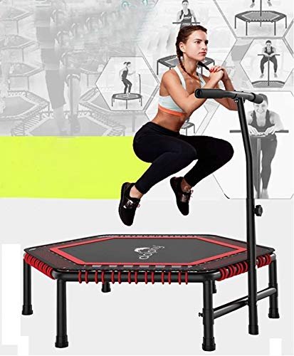 50 Inch Hexagon Trampoline Exercise Jumping, For Household, Model