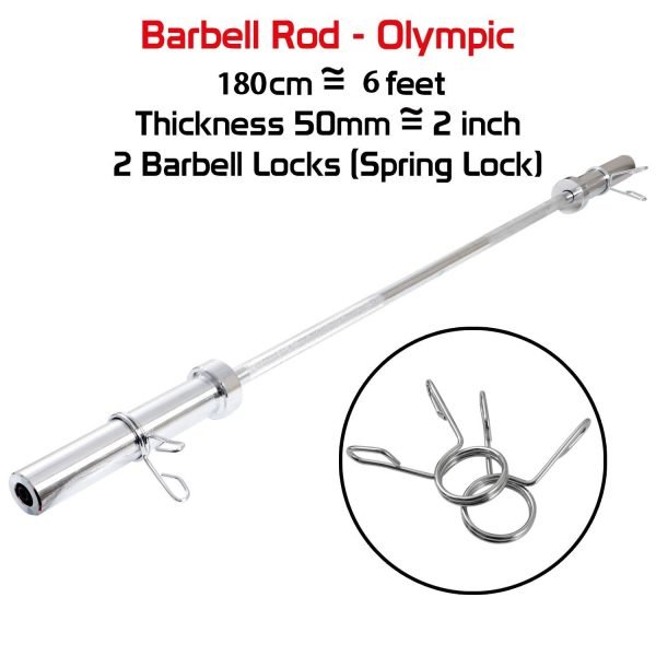 6 foot barbell cheap bar